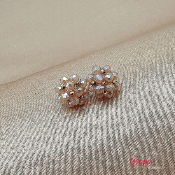 Aretes Tejidos Goldfilled & Cristales