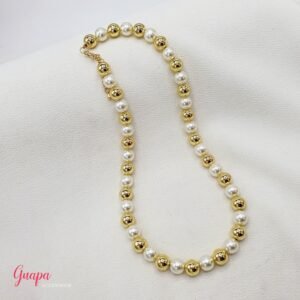 Collar Balines Goldfilled & Perlas