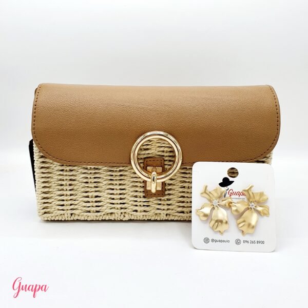 Cartera Tipo Mimbre