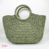 Cartera Tipo Mimbre Grande