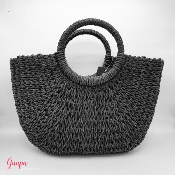 Cartera Tipo Mimbre Grande