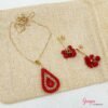 Juego Goldfilled & Cristales