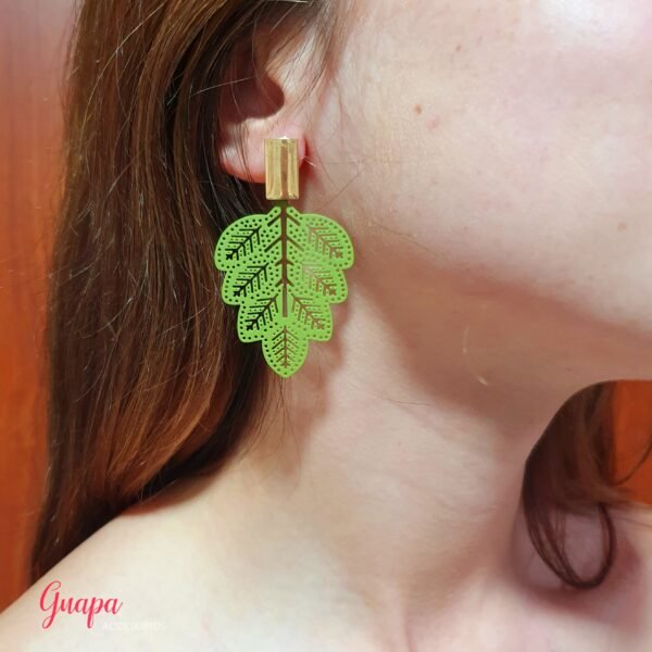 Aretes Hoja
