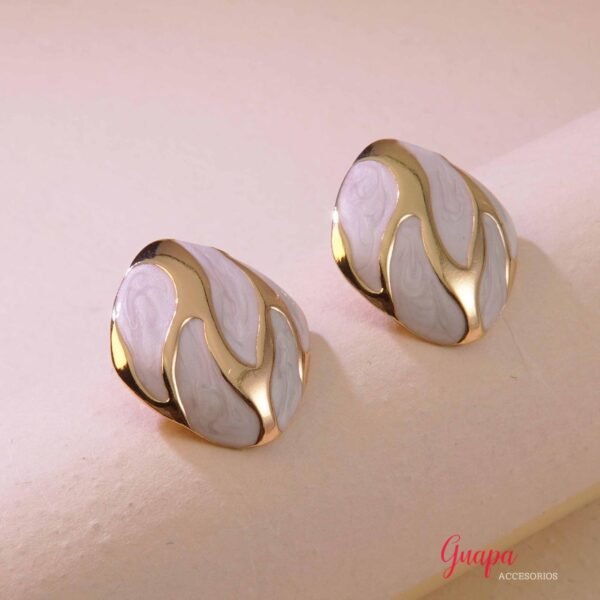 Aretes Acero Botón