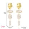 Aretes Perla Sintética