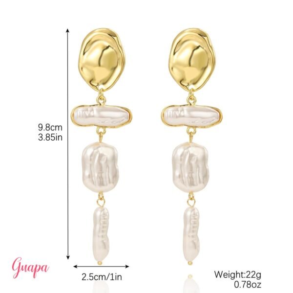 Aretes Perla Sintética