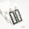 Aretes Acero Zebra