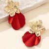 Aretes Acrílicos Flor