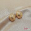Aretes Acero Gota Plana