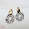 Aretes Goldfilled Gold & Silver