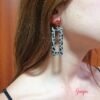 Aretes Acero Zebra