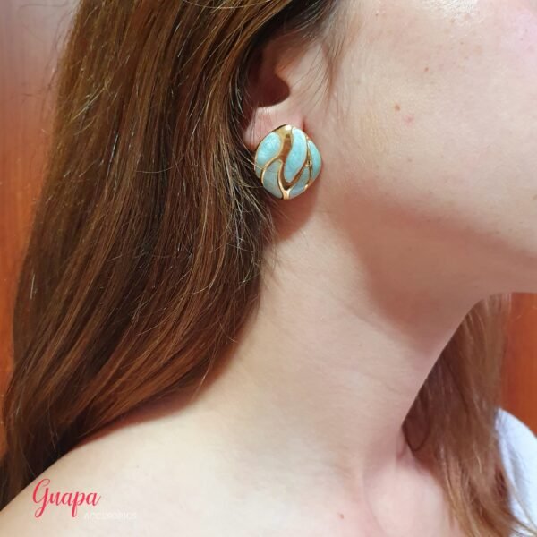 Aretes Acero Botón