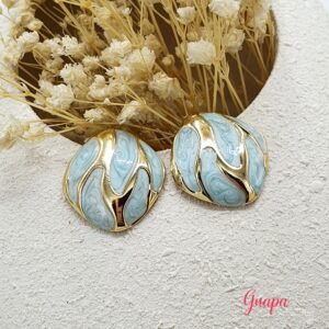Aretes Acero Botón