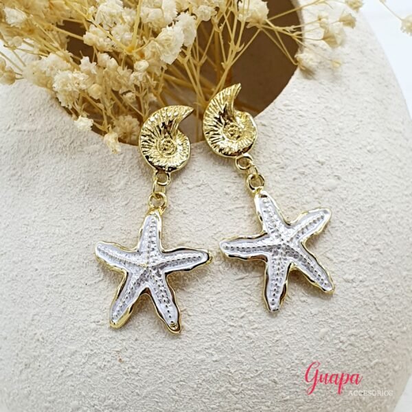 Aretes Estrella de Mar & Playa