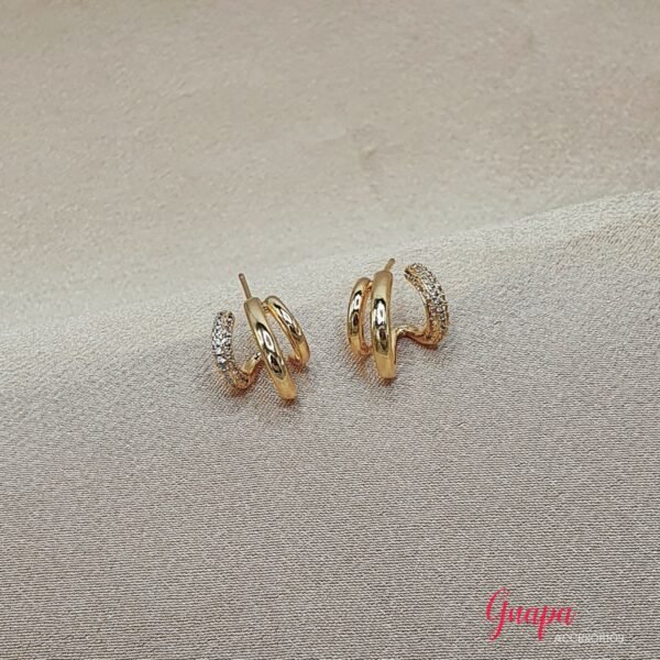 Argollas Goldfilled Mini 3 en 1