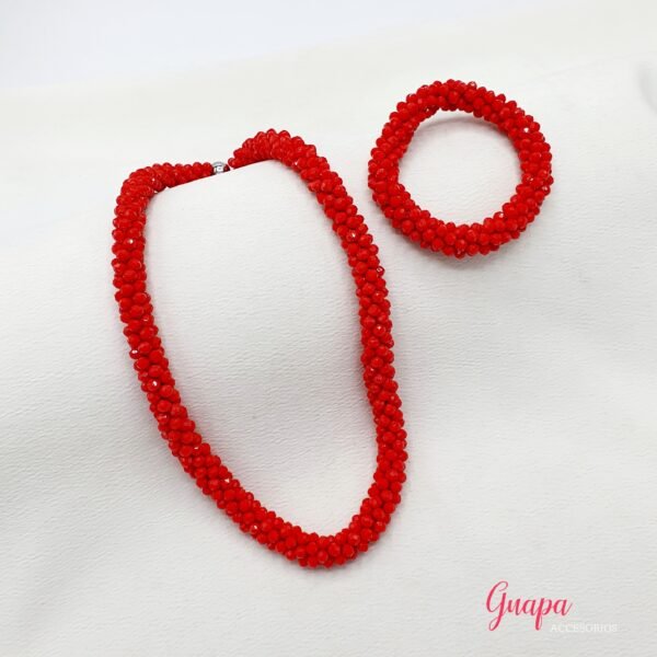 Juego Cristales Collar & Manilla