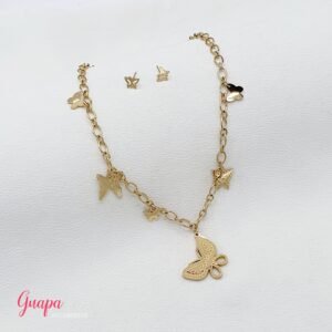Juego Acero Mariposas