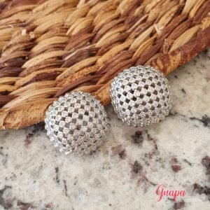 Aretes Goldfilled Botón