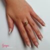 Anillo Acero Osito & Perla