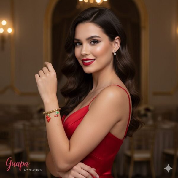 Manilla Acero Cereza & Fresa