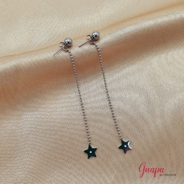 Photo_1719955078328 Aretes Acero Largos Estrella