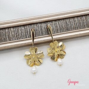 Photo_1759343351148 Aretes Goldfilled Flor & Perla