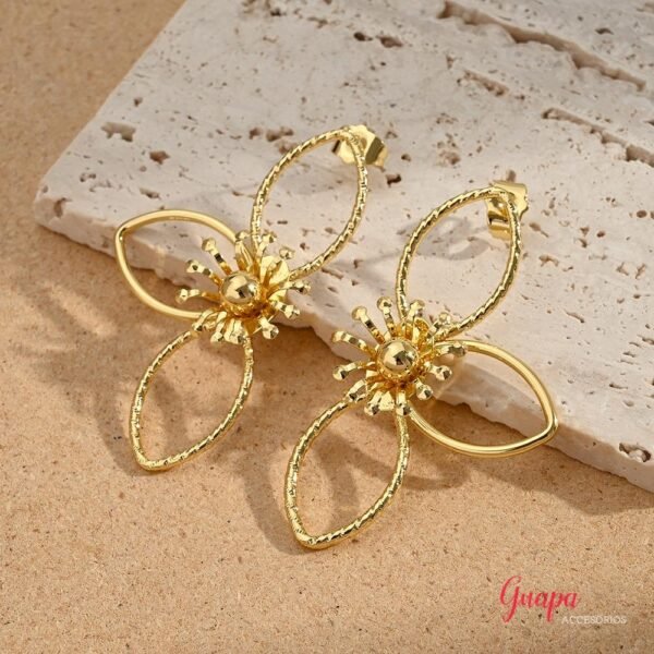 Photo_1759759979672 Aretes Acero Media Flor