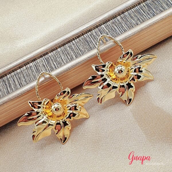 Photo_1759773029907 Aretes Acero Media Flor