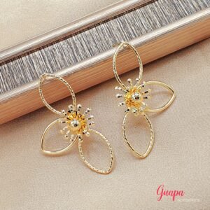 Photo_1759773030593 Aretes Acero Media Flor