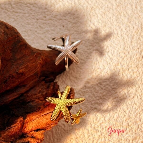Photo_1760465816883 Anillo Acero Ajustable Estrella de Mar