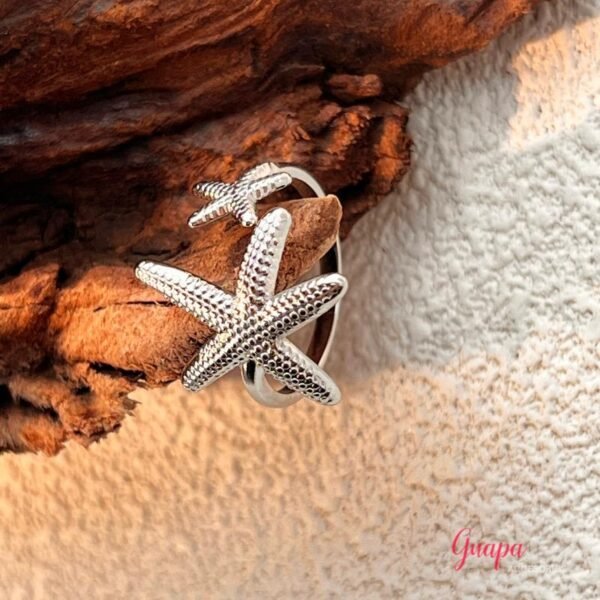 Photo_1760465817005 Anillo Acero Ajustable Estrella de Mar