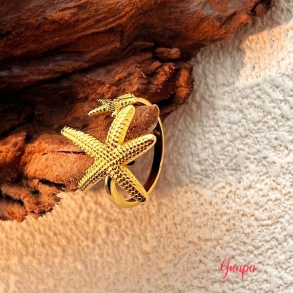 Photo_1760465817126 Anillo Acero Ajustable Estrella de Mar
