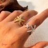 Photo_1760465817669 Anillo Acero Ajustable Estrella de Mar