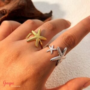 Photo_1760465817669 Anillo Acero Ajustable Estrella de Mar