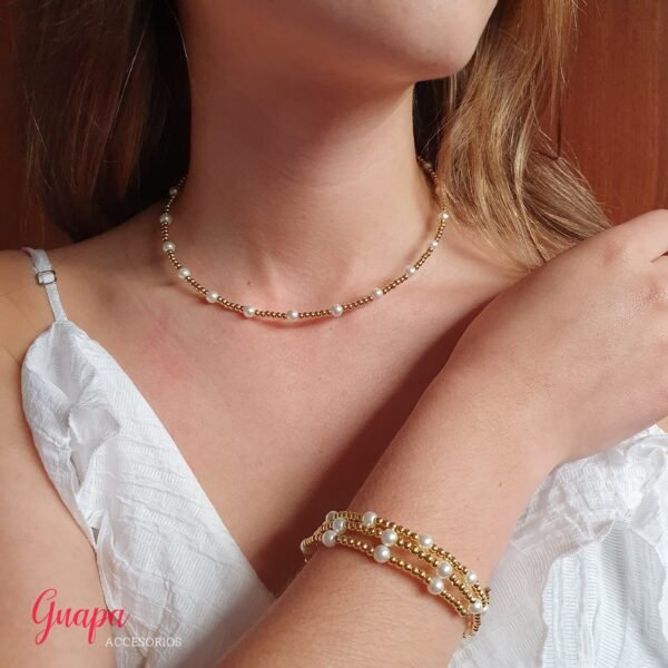 Gargantilla Goldfilled & Perlas