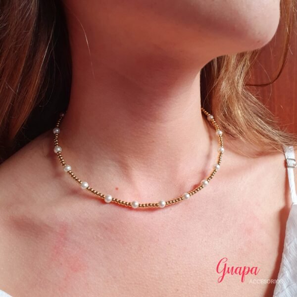 Gargantilla Goldfilled & Perlas