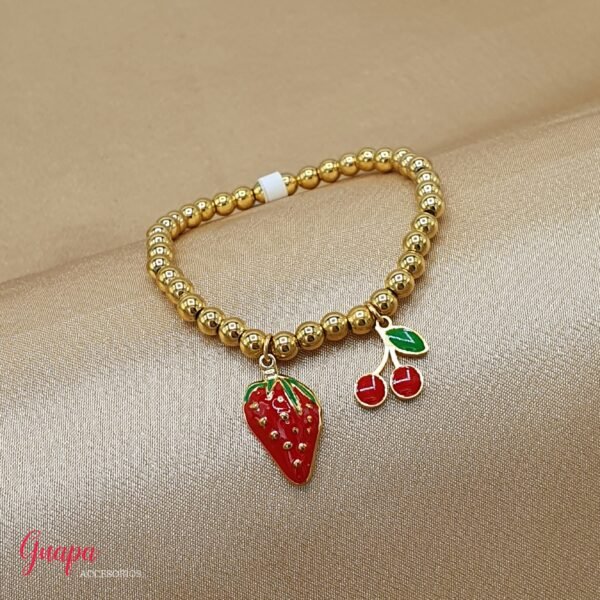 Manilla Acero Cereza & Fresa