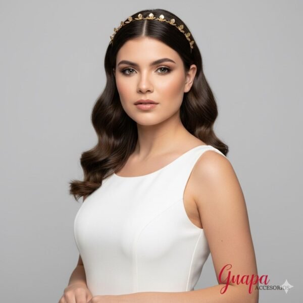 IMG-20251107-WA0022 Diadema Bronce con Baño de Oro Flores