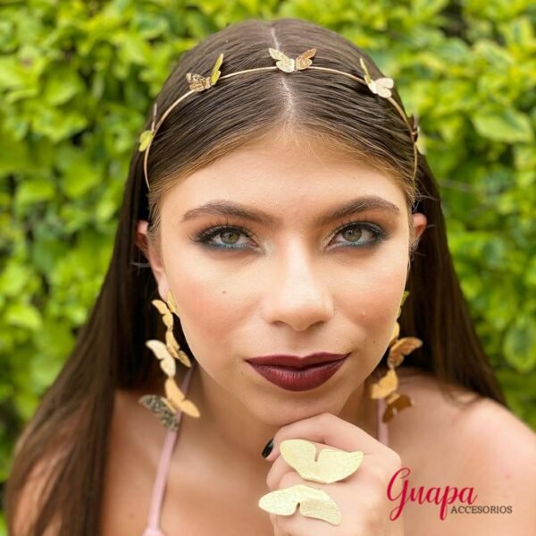 Photo_1599012423069 Diadema Bronce con Baño de Oro Mariposas