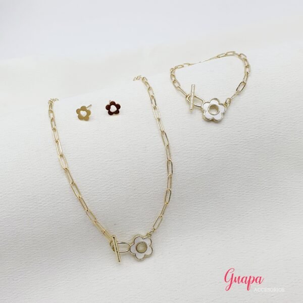 Photo_1752690317970 Juego Acero Flor con Manilla