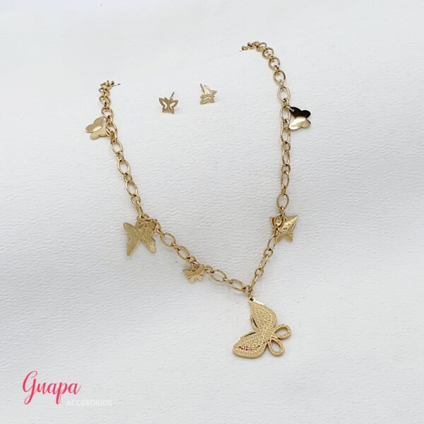 Juego Acero Mariposas