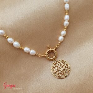 Photo_1762524382869 Collar Goldfilled, Perlas de Río & Árbol dela Vida