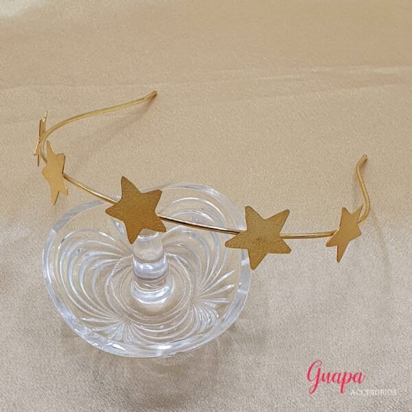Photo_1762529032045 Diadema Bronce con Baño de Oro Estrellas