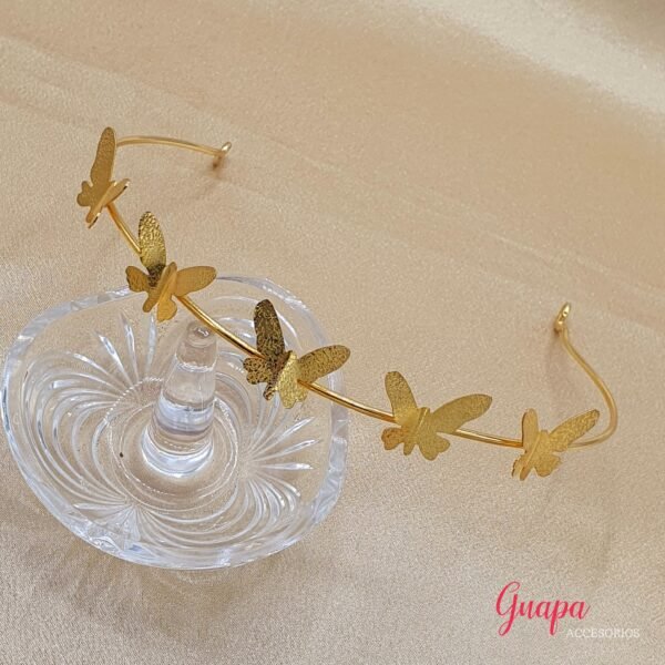Photo_1762529033020 Diadema Bronce con Baño de Oro Mariposas