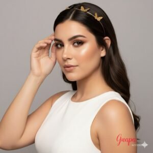 Photo_1762529181140 Diadema Bronce con Baño de Oro Mariposas