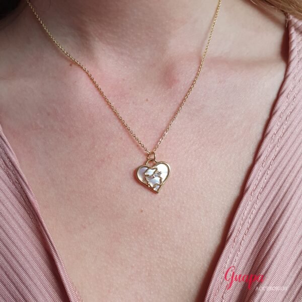 Juego Goldfilled Osito & Nácar