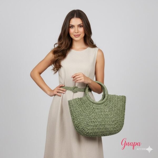 Photo_1763567423022 Cartera Tipo Mimbre Grande