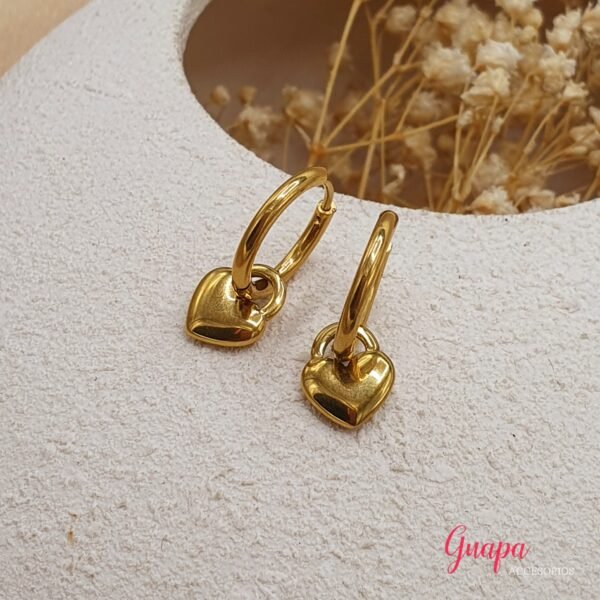 Photo_1764034999297 Argollas Mini Acero & Corazón