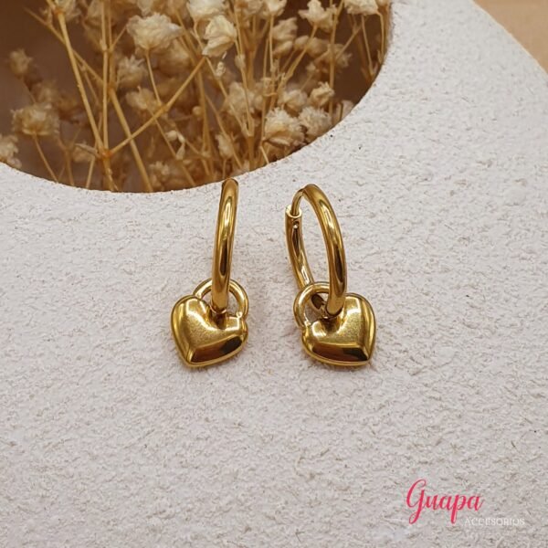 Photo_1764034999682 Argollas Mini Acero & Corazón