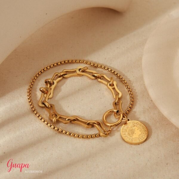 Photo_1760725836766 Juego Acero Collar & Manilla